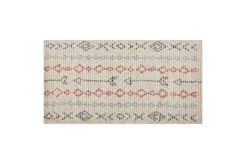 Dispur Bomullsteppe 80x150 cm - Beige - Tekstiler - Tepper & Matter - Moderne tepper - Bomullstepper