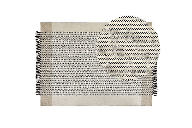 Divarli Ullteppe 140x200 cm - Beige - Tekstiler - Tepper & Matter - Moderne tepper - Ullteppe