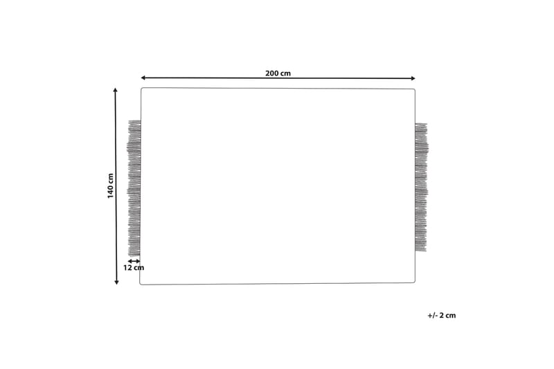 Divarli Ullteppe 140x200 cm - Beige - Tekstiler - Tepper & Matter - Moderne tepper - Ullteppe