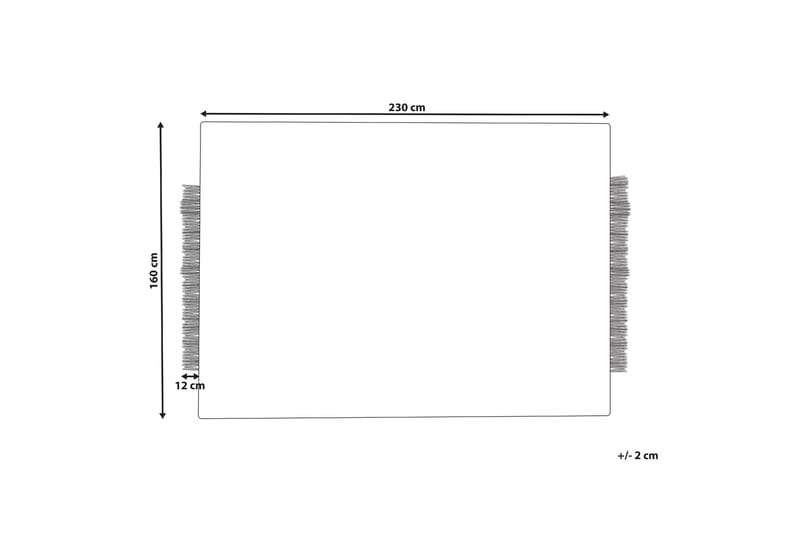 Divarli Ullteppe 160x230 cm - Beige - Tekstiler - Tepper & Matter - Moderne tepper - Ullteppe