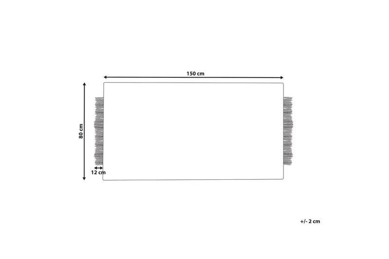 Divarli Ullteppe 80x150 cm - Beige - Tekstiler - Tepper & Matter - Moderne tepper - Ullteppe