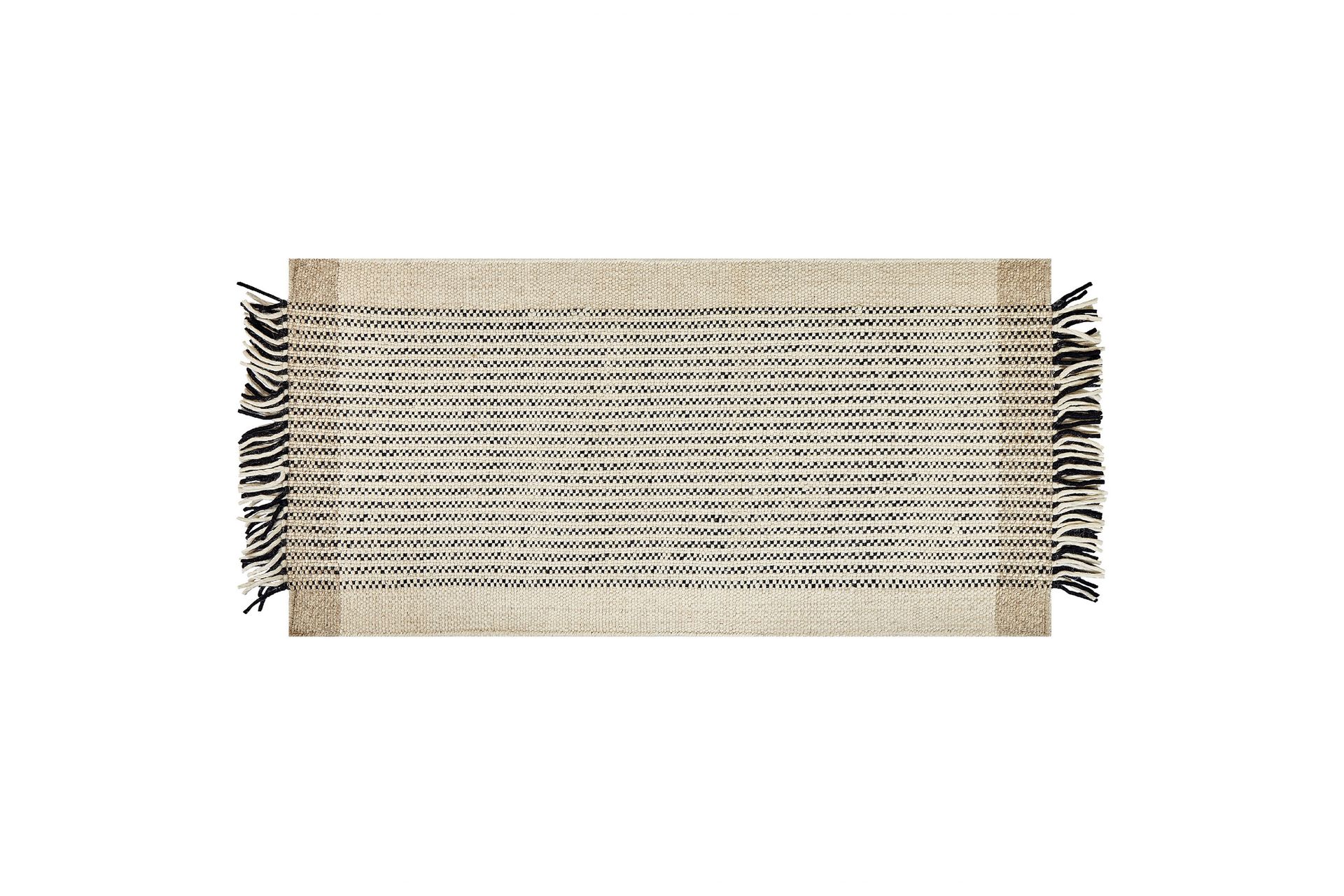 Divarli Ullteppe 80x150 cm - Beige - Tekstiler - Tepper & Matter - Moderne tepper - Ullteppe