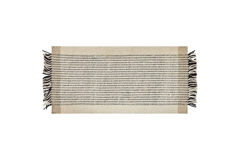 Divarli Ullteppe 80x150 cm - Beige - Tekstiler - Tepper & Matter - Moderne tepper - Ullteppe