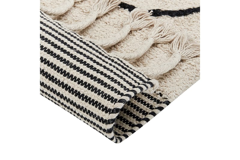 Dokuz Ryeteppe 140x200 cm - Beige - Tekstiler - Tepper & Matter - Moderne tepper - Ryeteppe