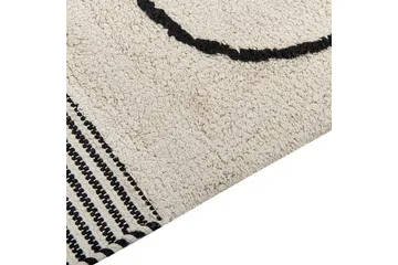 Dokuz Ryeteppe 140x200 cm - Beige - Tekstiler - Tepper & Matter - Moderne tepper - Ryeteppe