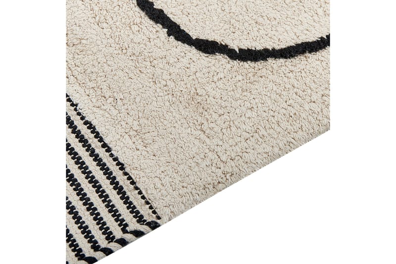 Dokuz Ryeteppe 140x200 cm - Beige - Tekstiler - Tepper & Matter - Moderne tepper - Ryeteppe