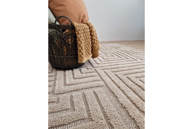 Doria Wiltonteppe 80x150 cm Oval - Beige - Tekstiler - Tepper & Matter - Moderne tepper - Wiltontepper