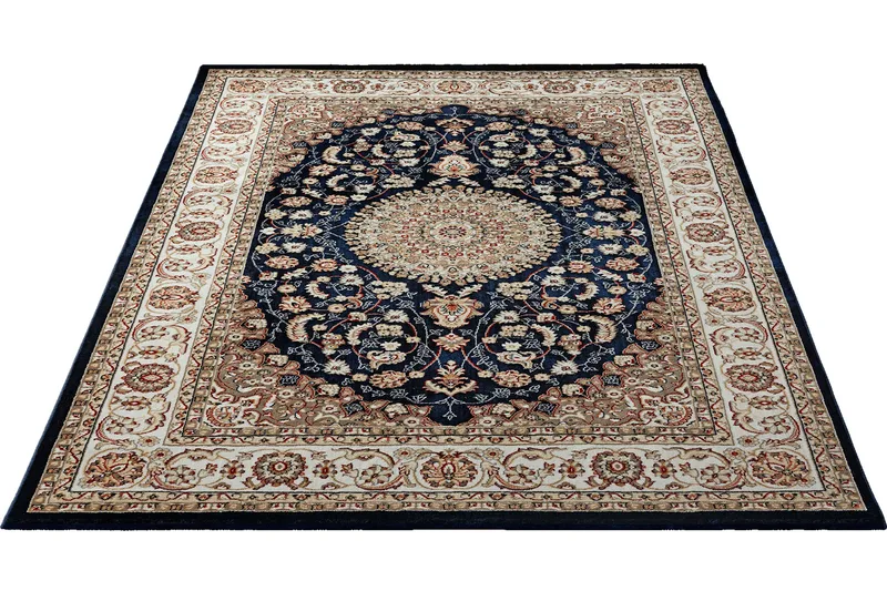 Dubai Medallion Wiltonmatte 240x340 cm - Blå - Tekstiler - Tepper & Matter - Moderne tepper - Wiltontepper