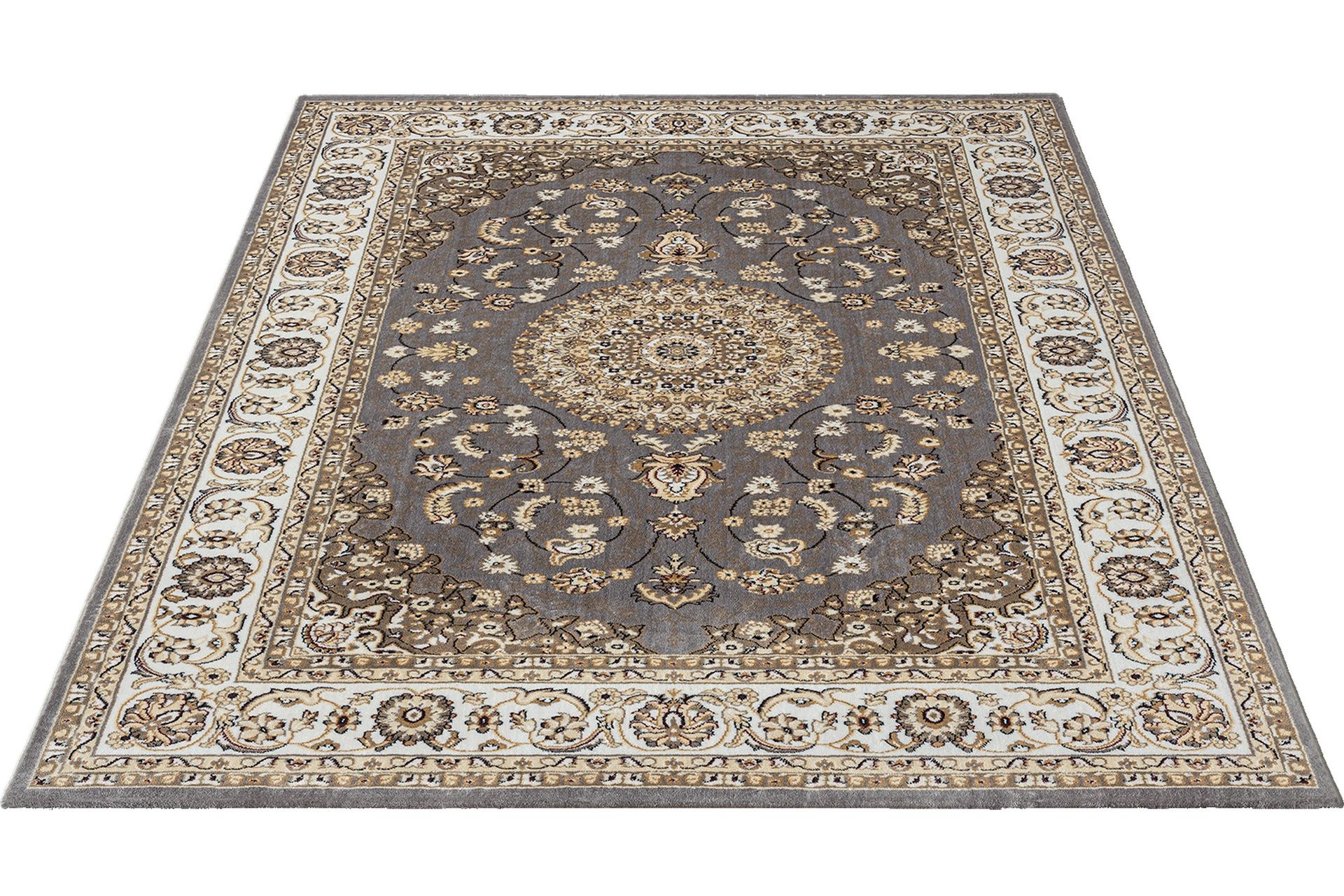 Dubai Medallion Wiltonmatte 240x340 cm - Grå