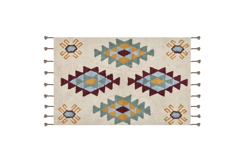 Duzce Ryeteppe 140x200 cm - Beige - Tekstiler - Tepper & Matter - Moderne tepper - Ryeteppe