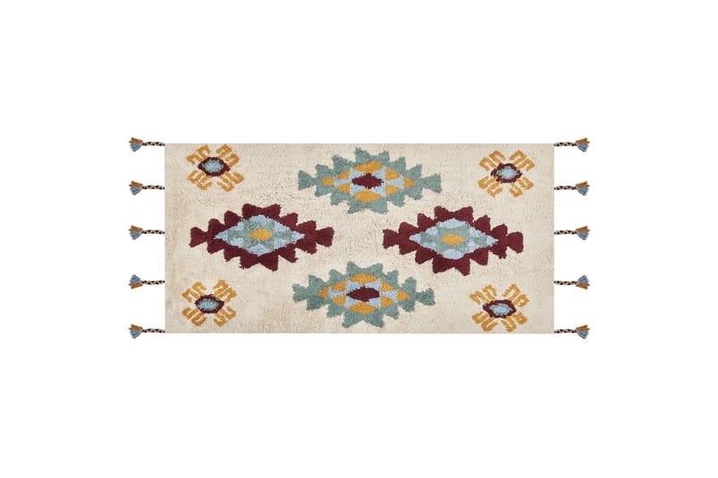 Duzce Ryeteppe 80x150 cm - Beige - Tekstiler - Tepper & Matter - Moderne tepper - Ryeteppe