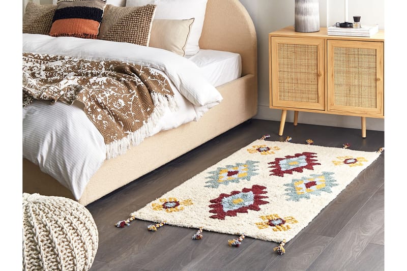 Duzce Ryeteppe 80x150 cm - Beige - Tekstiler - Tepper & Matter - Moderne tepper - Ryeteppe