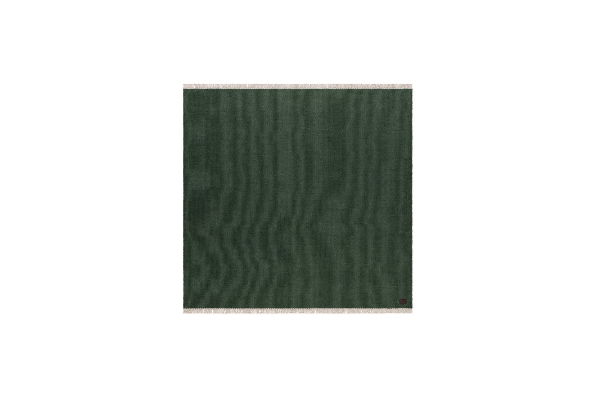 Eden Ullteppe 250x250 cm Kvadratisk - Smaragdgrønn - Tekstiler - Tepper & Matter - Moderne tepper - Ullteppe