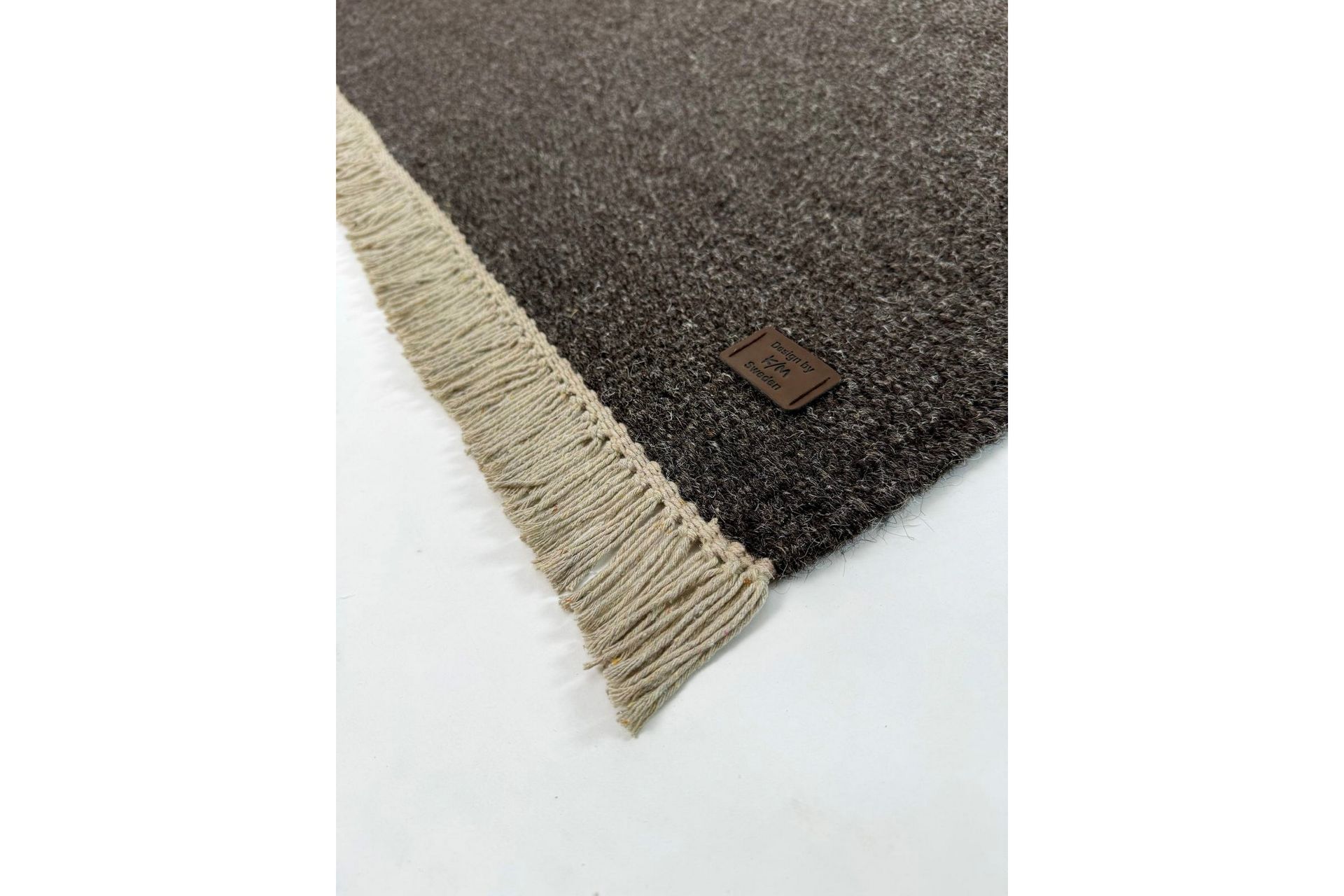 Eden Ullteppe 250x250 cm Kvadratisk - Taupe - Tekstiler - Tepper & Matter - Moderne tepper - Ullteppe