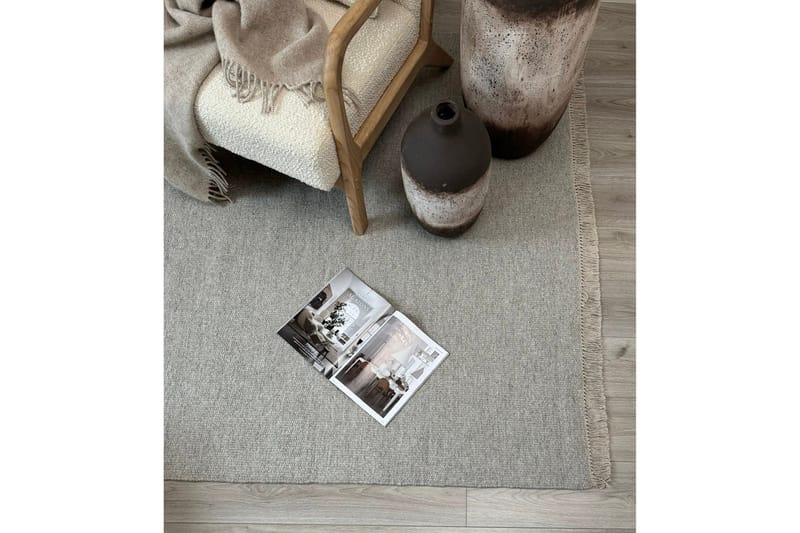 Eden Ullteppe 300x300 cm Kvadratisk - Sølv - Tekstiler - Tepper & Matter - Moderne tepper - Ullteppe