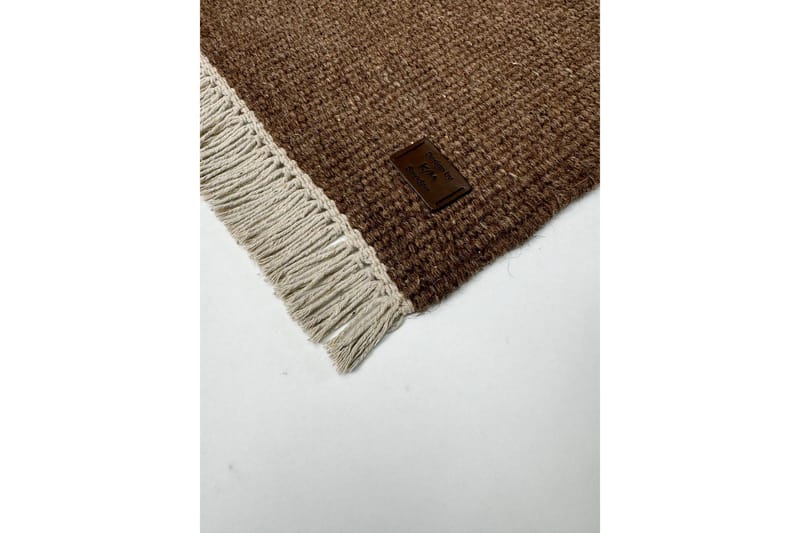 Eden Ullteppe 75x150 cm Rektangulær - Brun - Tekstiler - Tepper & Matter - Moderne tepper - Ullteppe