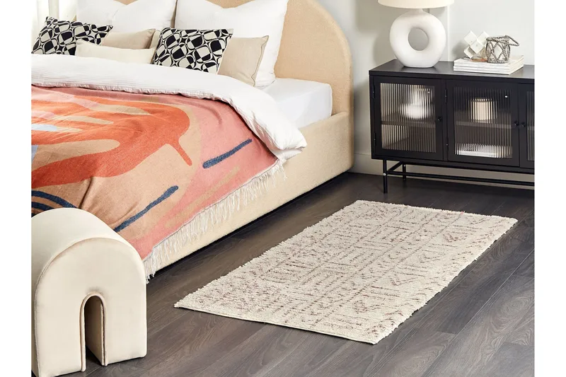 Edirne Bomullsteppe 80x150 cm - Beige - Tekstiler - Tepper & Matter - Moderne tepper - Bomullstepper