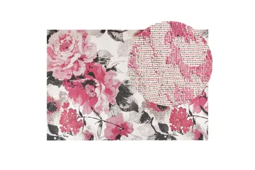 Ejaz Ryeteppe 140x200 cm - Rosa - Tekstiler - Tepper & Matter - Moderne tepper - Bomullstepper