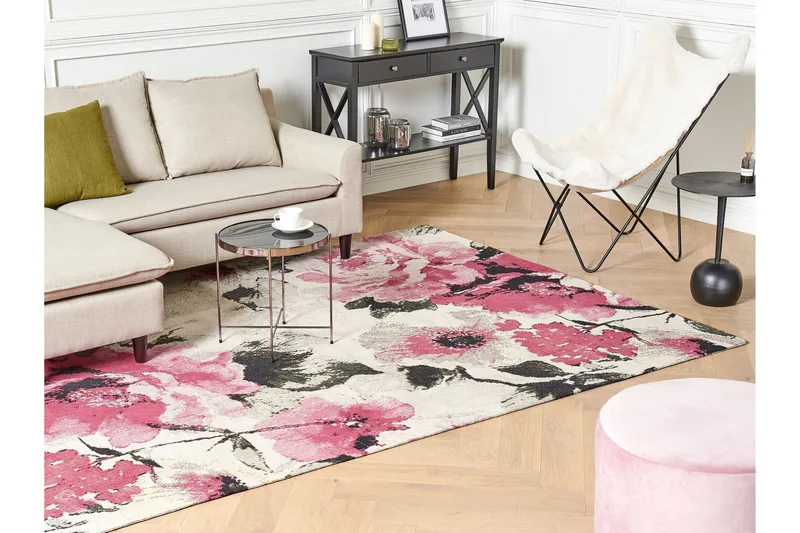 Ejaz Ryeteppe 200x300 cm - Rosa - Tekstiler - Tepper & Matter - Moderne tepper - Ryeteppe