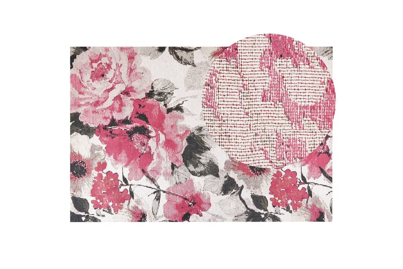 Ejaz Ryeteppe 200x300 cm - Rosa - Tekstiler - Tepper & Matter - Moderne tepper - Ryeteppe