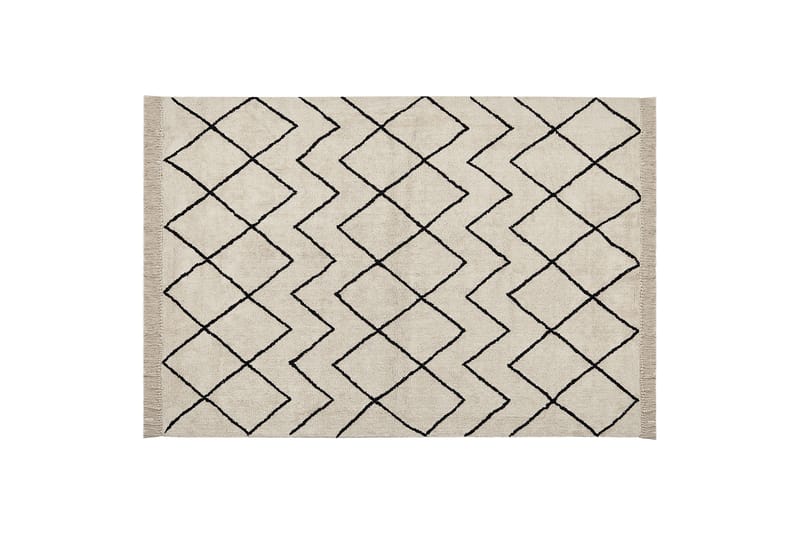 Eldes Ryeteppe 160x230 cm - Beige - Tekstiler - Tepper & Matter - Moderne tepper - Ryeteppe