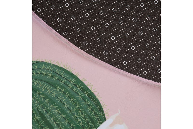 Eldivan Ryeteppe 120x120 cm - Rosa - Tekstiler - Tepper & Matter - Moderne tepper - Ryeteppe