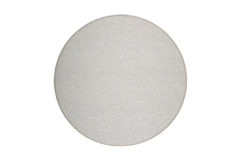 Elsa Matte Rund 133 cm Beige - VM Tepper - Tekstiler - Tepper & Matter - Moderne tepper - Ullteppe