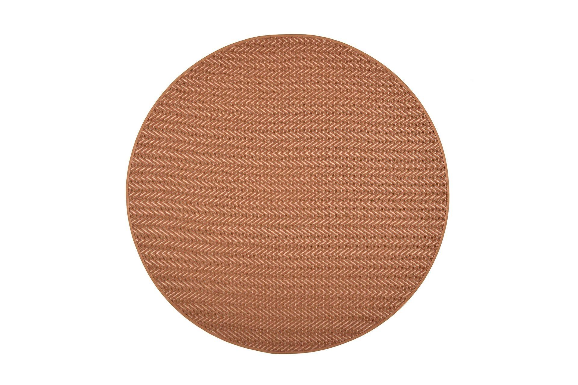 Elsa Matte Rund 133 cm Kobber - Vm Carpet