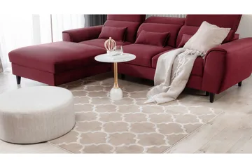 Elsher Ryematte 150x80 cm - Beige - Tekstiler - Tepper & Matter - Moderne tepper - Ryeteppe