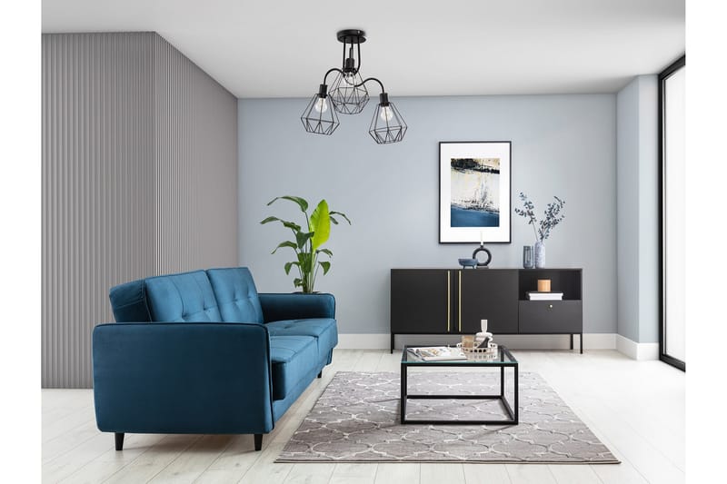 Elsher Ryematte 150x80 cm - Grå - Tekstiler - Tepper & Matter - Moderne tepper - Ryeteppe