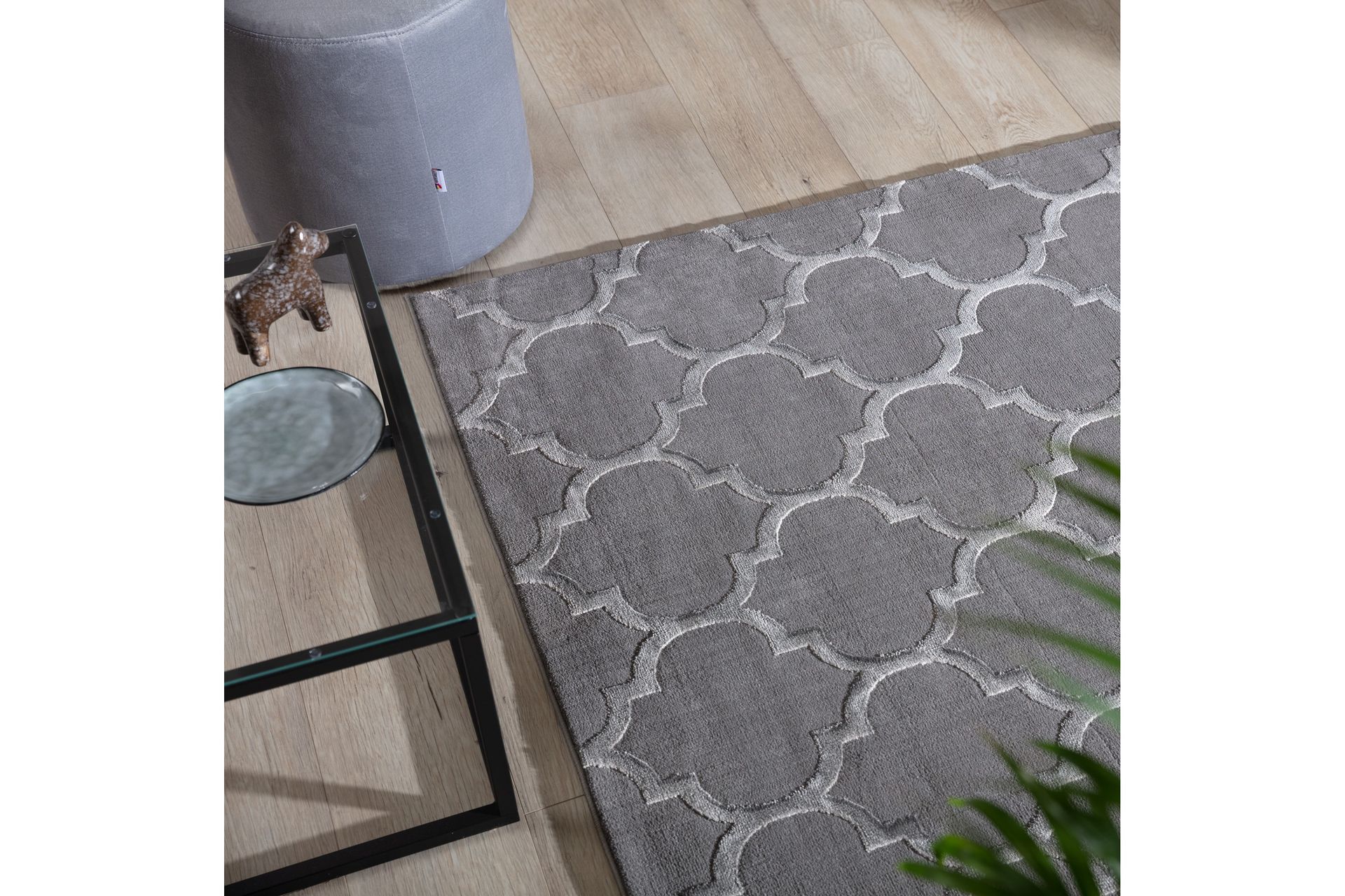 Elsher Ryematte Rektangulær 220x160 cm - Grå - Tekstiler - Tepper & Matter - Moderne tepper - Ryeteppe
