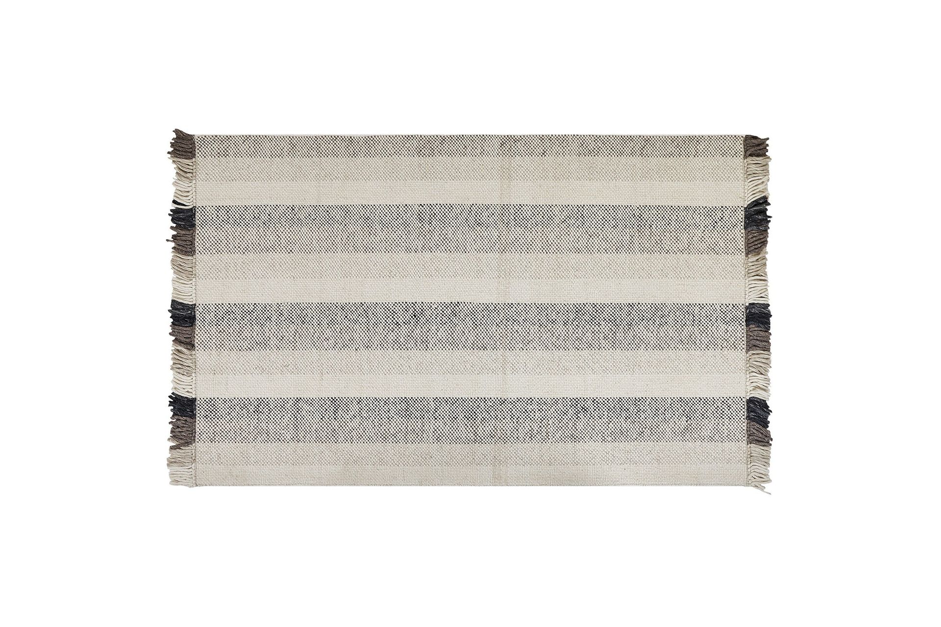 Emirler Ullteppe 140x200 cm - Svart/hvit