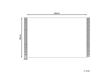 Emirler Ullteppe 160x230 cm - Svart/hvit - Tekstiler - Tepper & Matter - Moderne tepper - Ullteppe