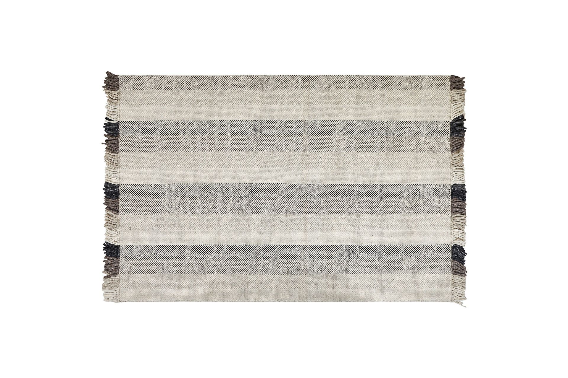 Emirler Ullteppe 160x230 cm - Svart/hvit