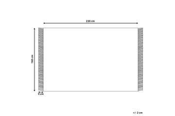 Emirler Ullteppe 160x230 cm - Svart/hvit - Tekstiler - Tepper & Matter - Moderne tepper - Ullteppe