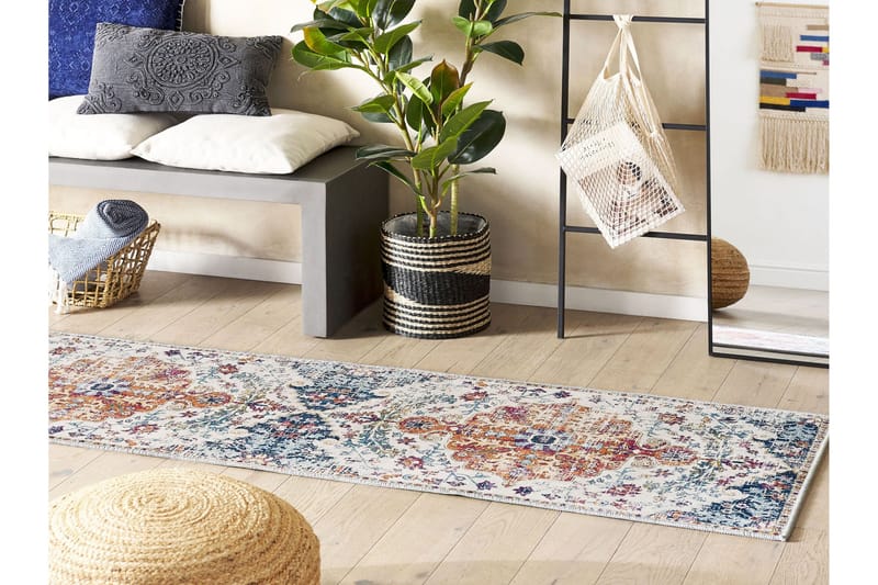 Enayam Ryeteppe 60x200 cm - Blå - Tekstiler - Tepper & Matter - Moderne tepper - Gangmatter