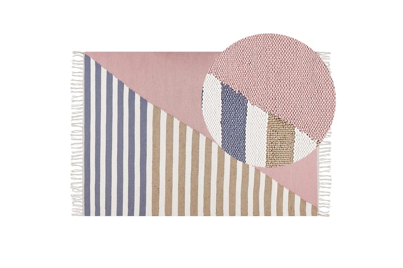Engiz Ullteppe 160x230 cm - Rosa - Tekstiler - Tepper & Matter - Moderne tepper - Ullteppe