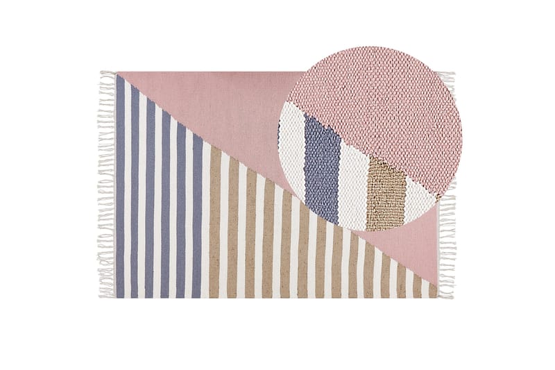 Engiz Ullteppe 160x230 cm - Rosa - Tekstiler - Tepper & Matter - Moderne tepper - Ullteppe
