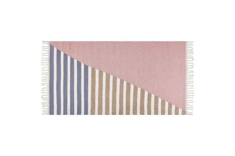 Engiz Ullteppe 80x150 cm - Rosa - Tekstiler - Tepper & Matter - Moderne tepper - Ullteppe