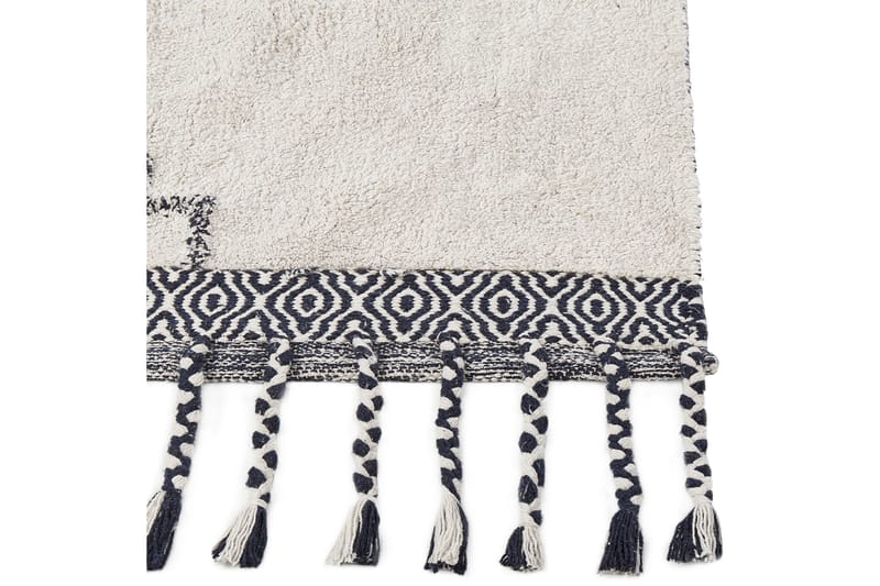 Eray Ryeteppe 140x200 cm - Svart/hvit - Tekstiler - Tepper & Matter - Moderne tepper - Ryeteppe