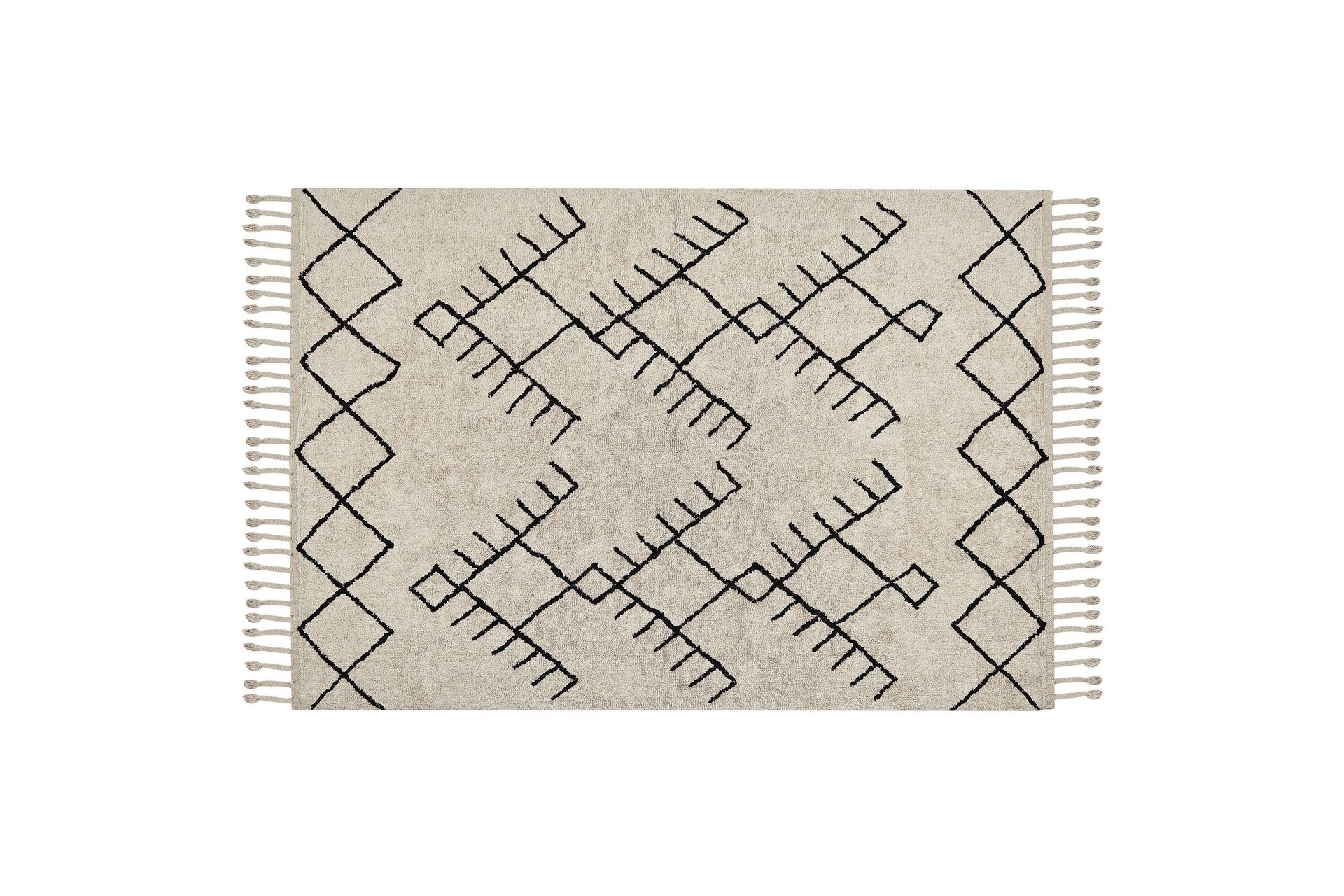 Erler Bomullsteppe 140x200 cm - Beige