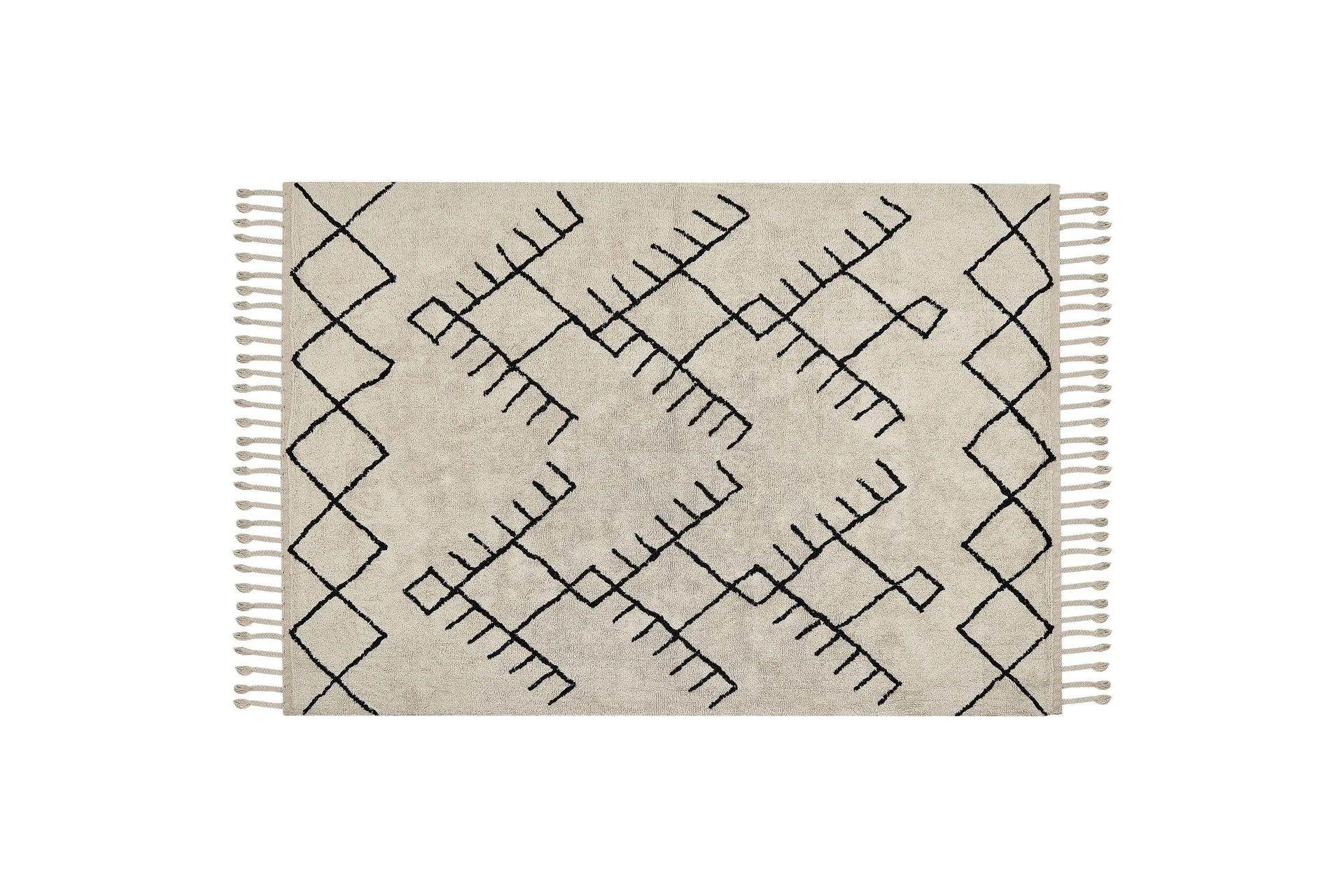 Erler Bomullsteppe 160x230 cm - Beige