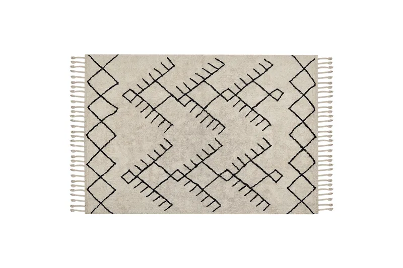 Erler Bomullsteppe 160x230 cm, Beige
