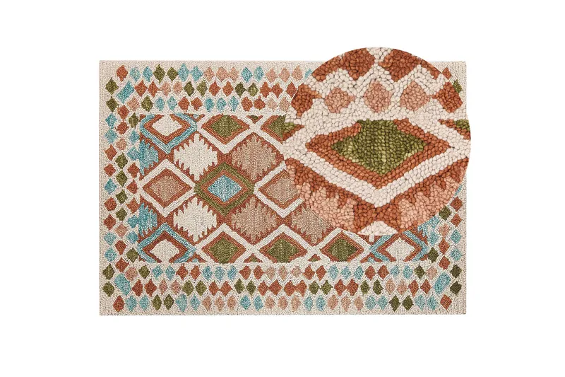 Ermenek Ullteppe 160x230 cm - Beige - Tekstiler - Tepper & Matter - Moderne tepper - Ullteppe