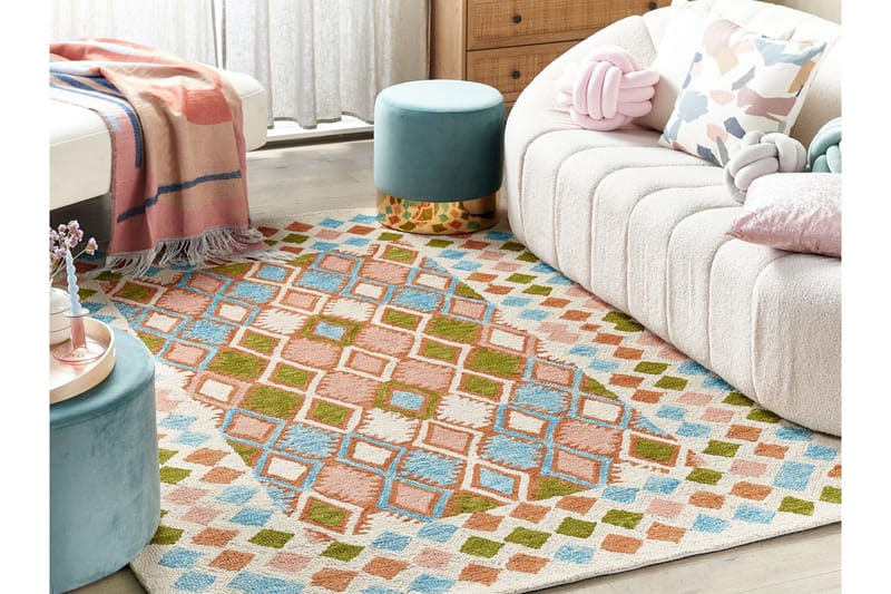 Ermenek Ullteppe 160x230 cm - Beige - Tekstiler - Tepper & Matter - Moderne tepper - Ullteppe