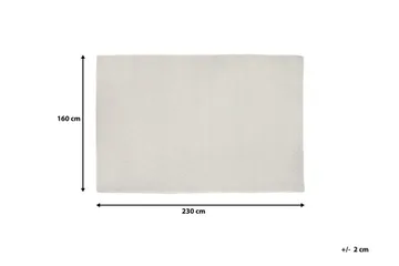 Erzin Matte 160x230 cm - Hvit - Tekstiler - Tepper & Matter - Moderne tepper - Ullteppe