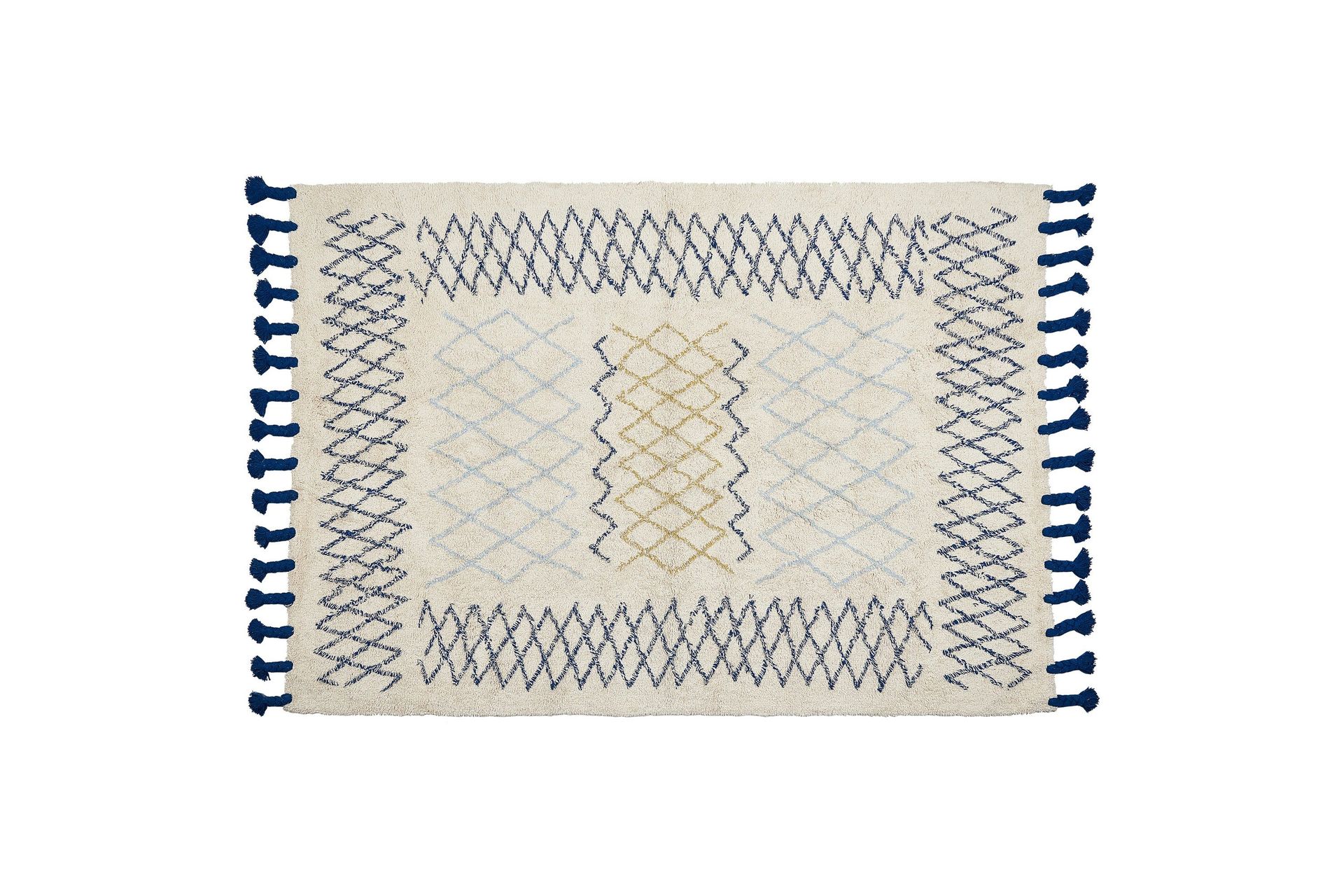 Erzincan Bomullsteppe 140x200 cm - Beige