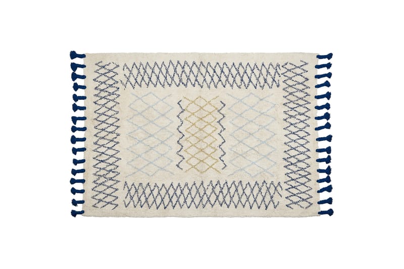 Erzincan Bomullsteppe 160x230 cm, Beige