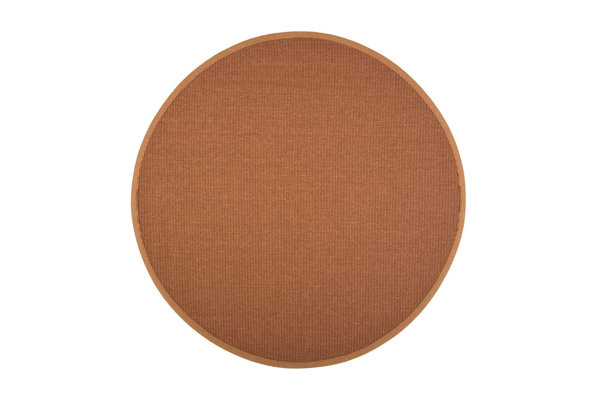 Esmeralda Matte Rund 200 cm Kobber - Vm Carpet