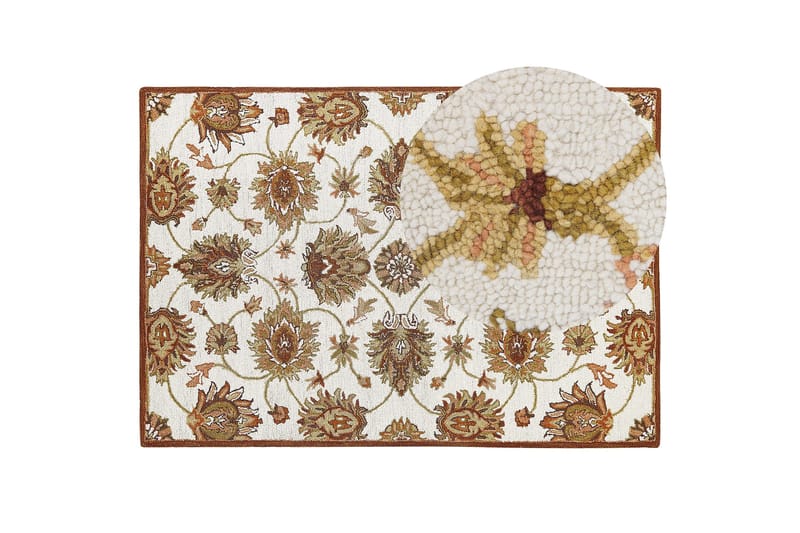 Ezine Ullteppe 160x230 cm - Beige - Tekstiler - Tepper & Matter - Moderne tepper - Ullteppe